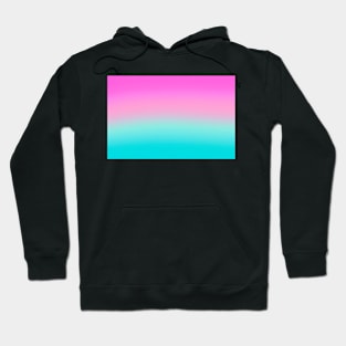 Back to School Teal and Fuchsia Horizontal Gradient Pattern Hoodie